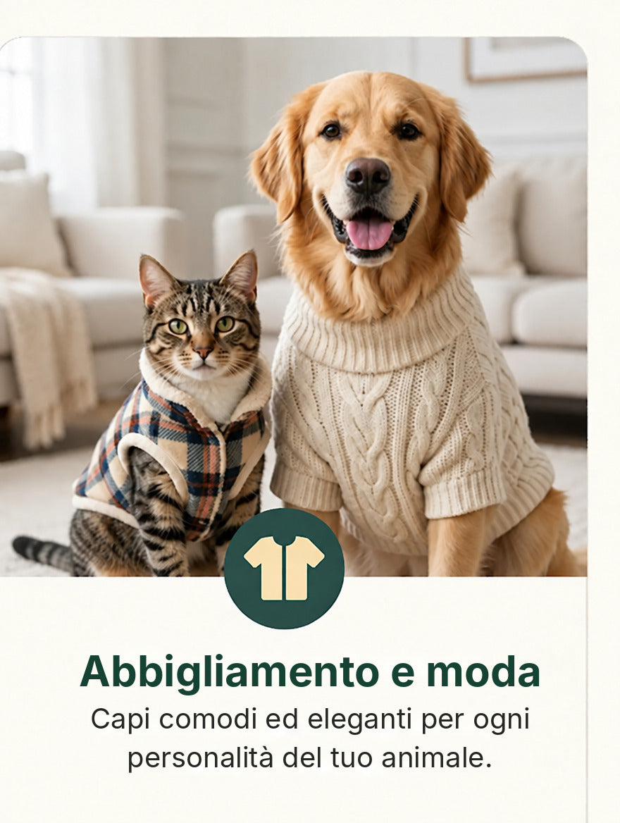 Abbigliamento e moda per animali
