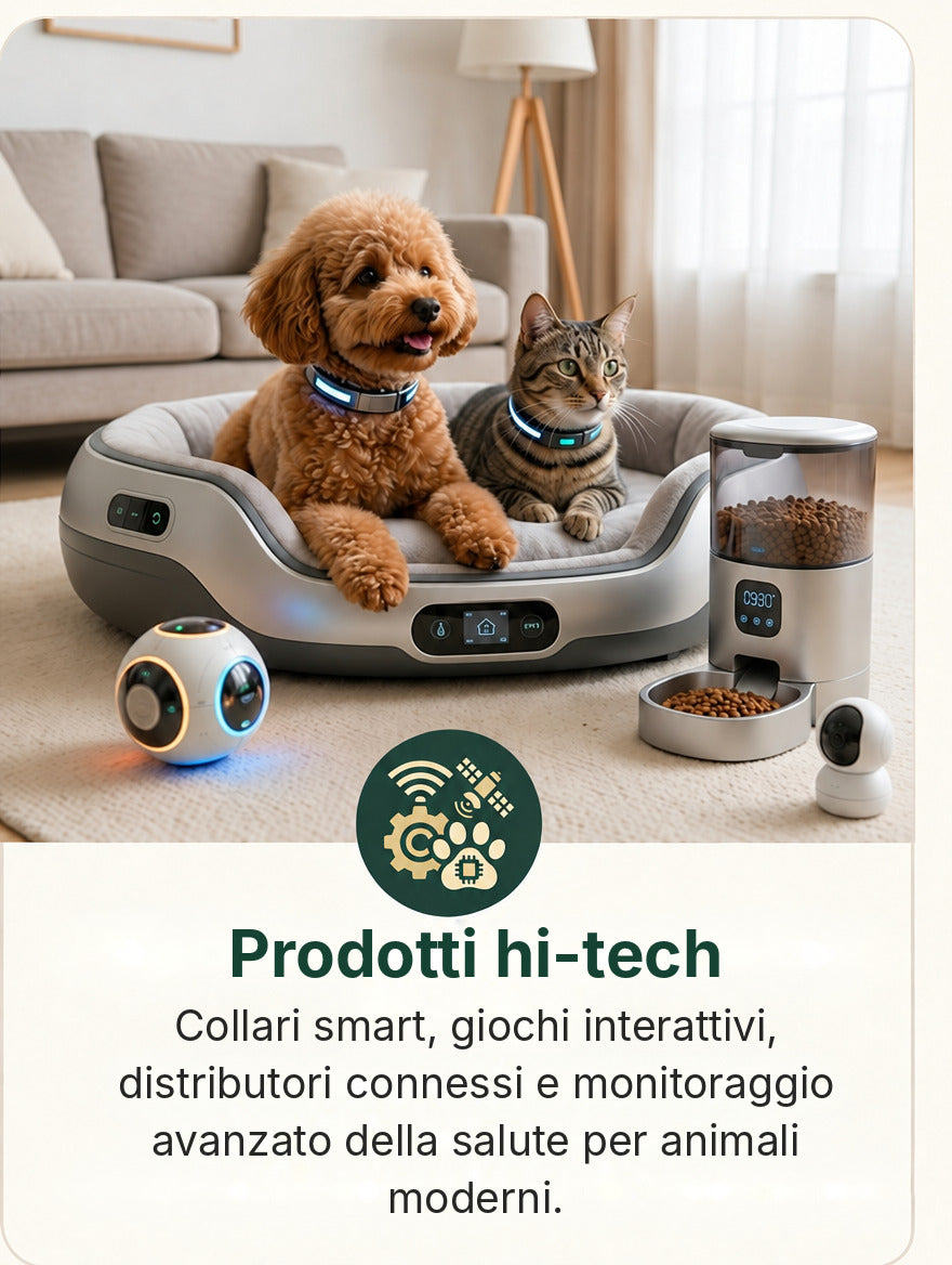 Prodotti hi-tech per animali