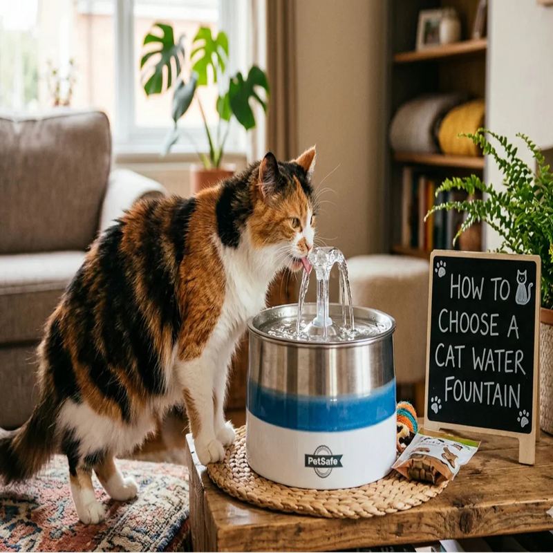 How to choose a cat water fountain