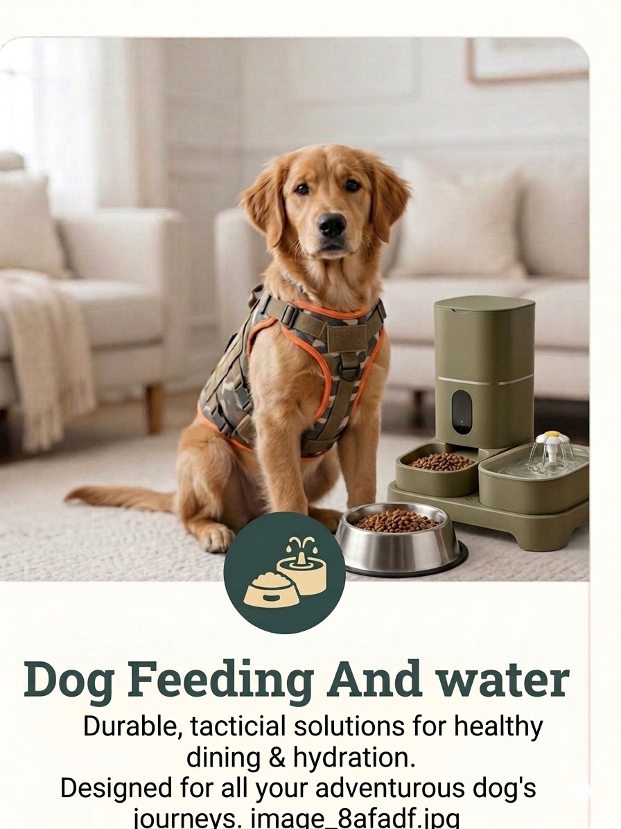 Dog Feeding and water