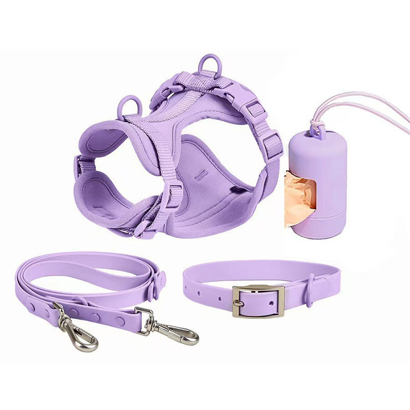 Dog Harness 4-Piece Set | Waterproof PVC Vest, Leash, Collar & Clip – product image 44 | Pawnests