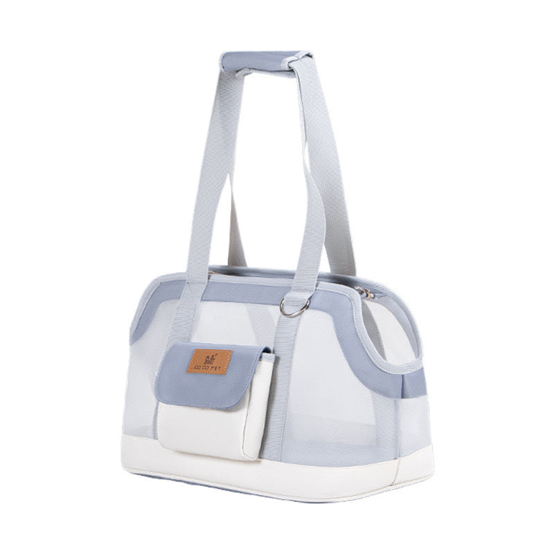 Pet shoulder carrier bag size and capacity guide — fits cats and dogs up to 7.5kg | Pawnests