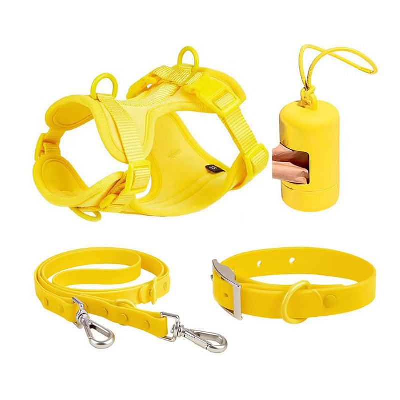 Dog Harness 4-Piece Set | Waterproof PVC Vest, Leash, Collar & Clip – product image 24 | Pawnests