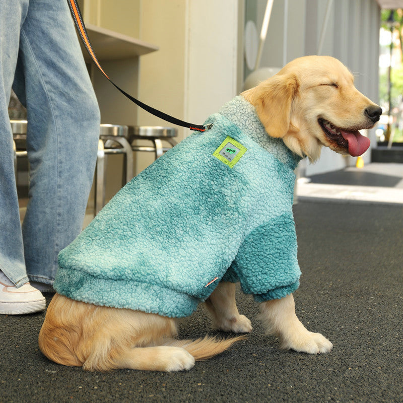 Dog jacket green and black color options — Pawnests