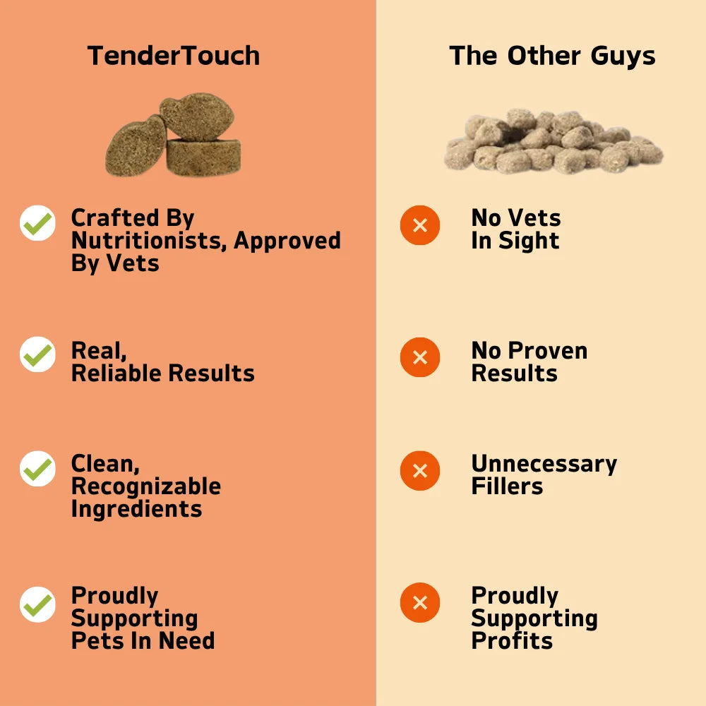 3-Pack TenderTouch™ Hairball Support + Probiotic Daily Cat Treats