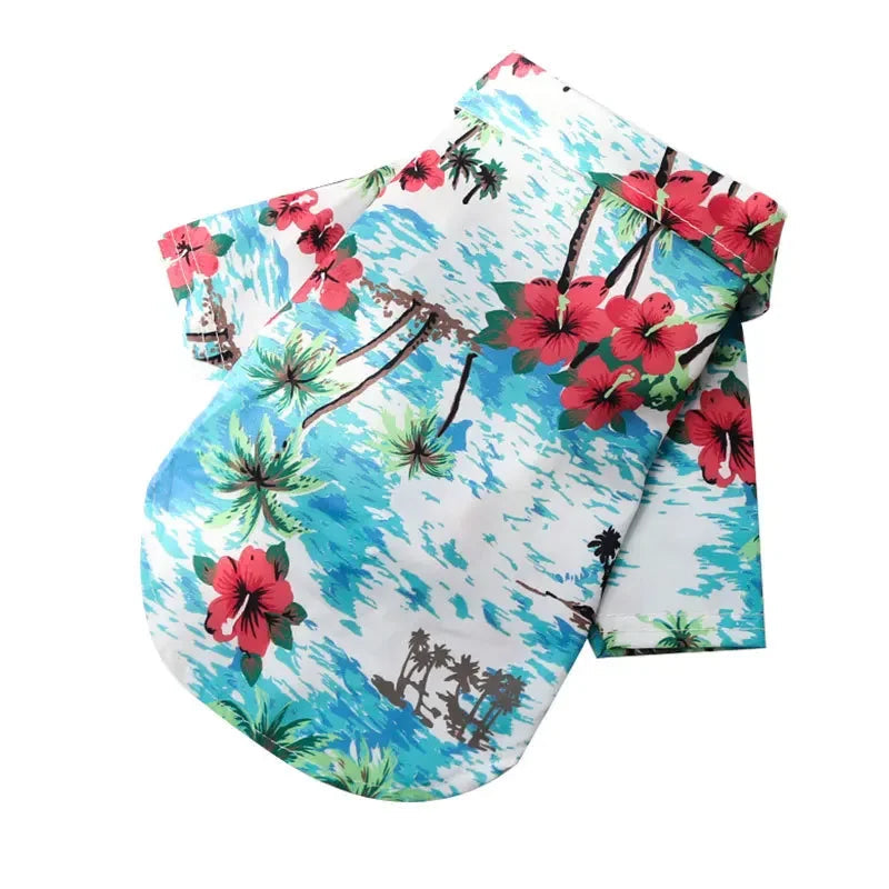 Hawaiian Beach Dog and Cat Shirt – Breezy summer style Pawnests