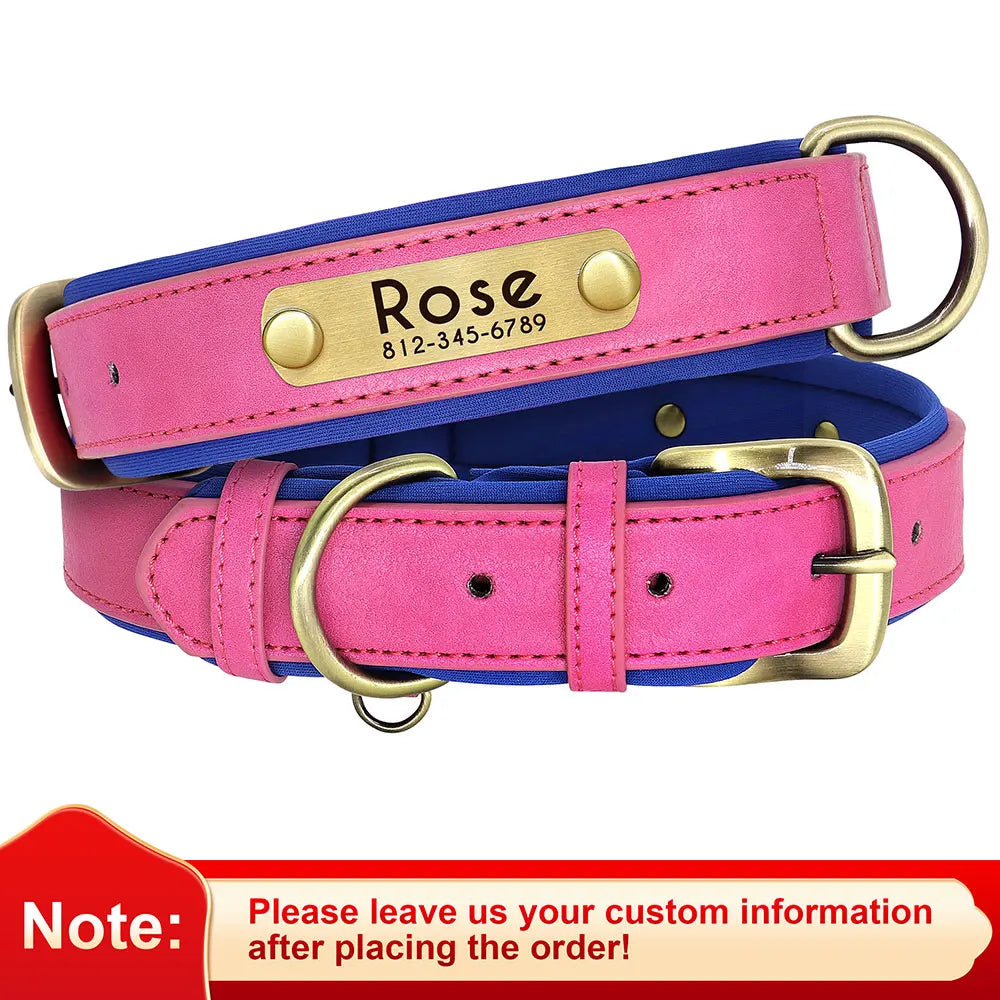 PawNests Choice: The Signature Leather Collar Best of Premium Pet Comfort Pawnests