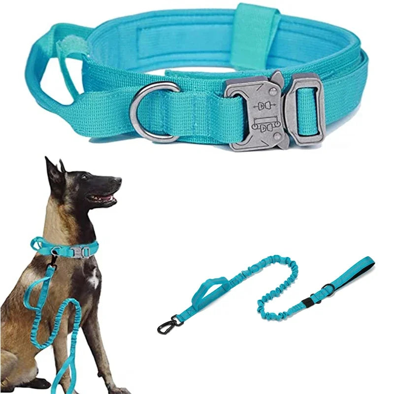 High quality Heavy-Duty Tactical Dog Collar & Leash S Pawnests