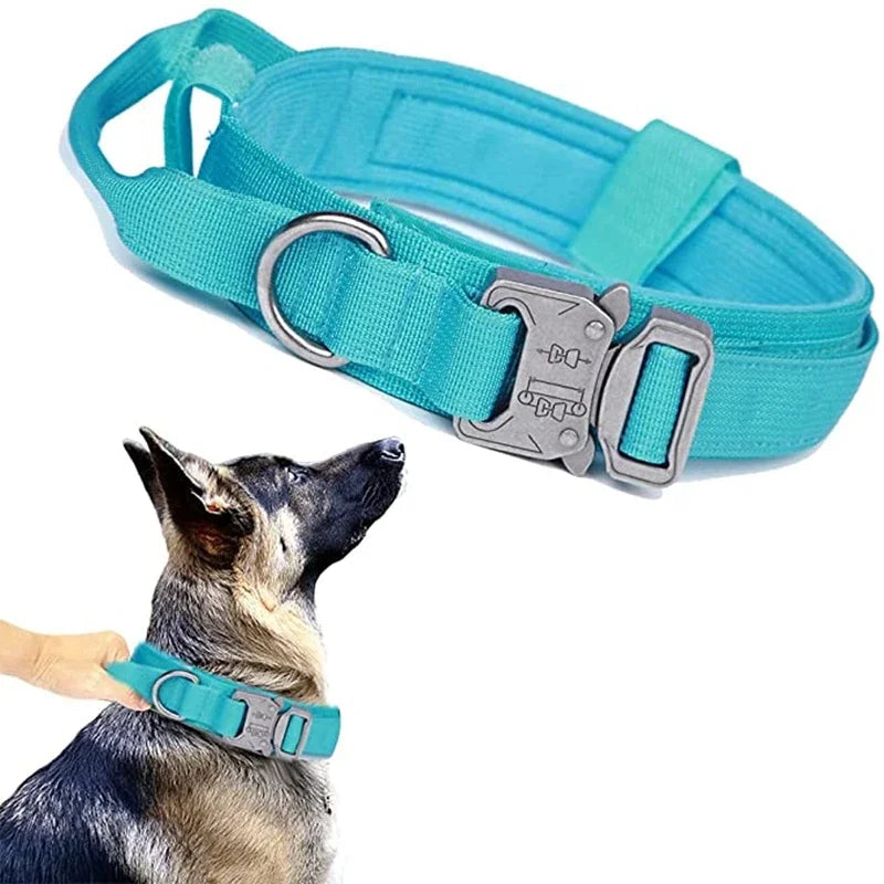 High quality Heavy-Duty Tactical Dog Collar & Leash S Pawnests