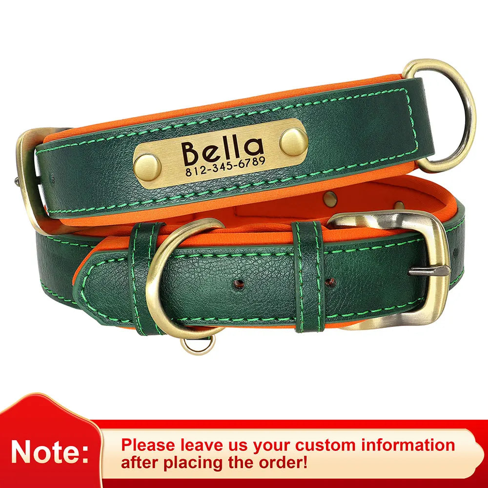 PawNests Choice: The Signature Leather Collar Best of Premium Pet Comfort Pawnests