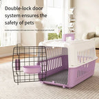 Pet airline crate cat space box portable cage outings dog shipping box Pawnests