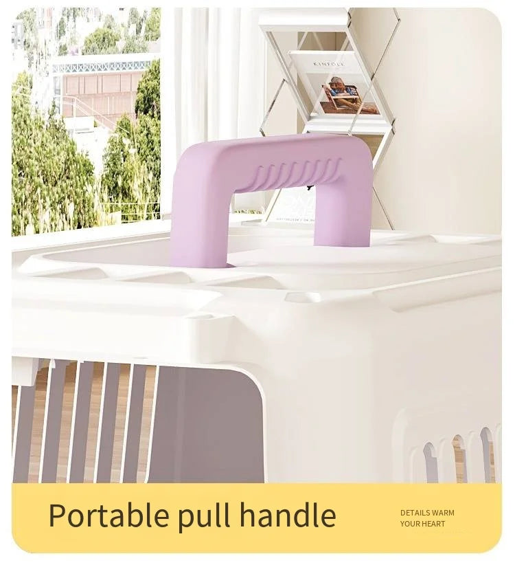 Pet airline crate cat space box portable cage outings dog shipping box Pawnests