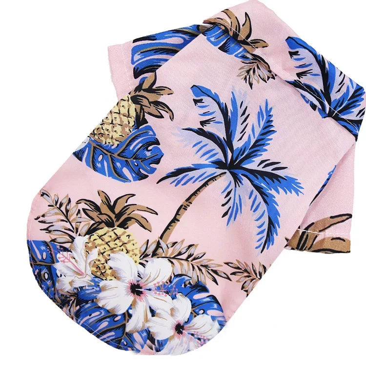 Hawaiian Beach Dog and Cat Shirt – Breezy summer style Pawnests