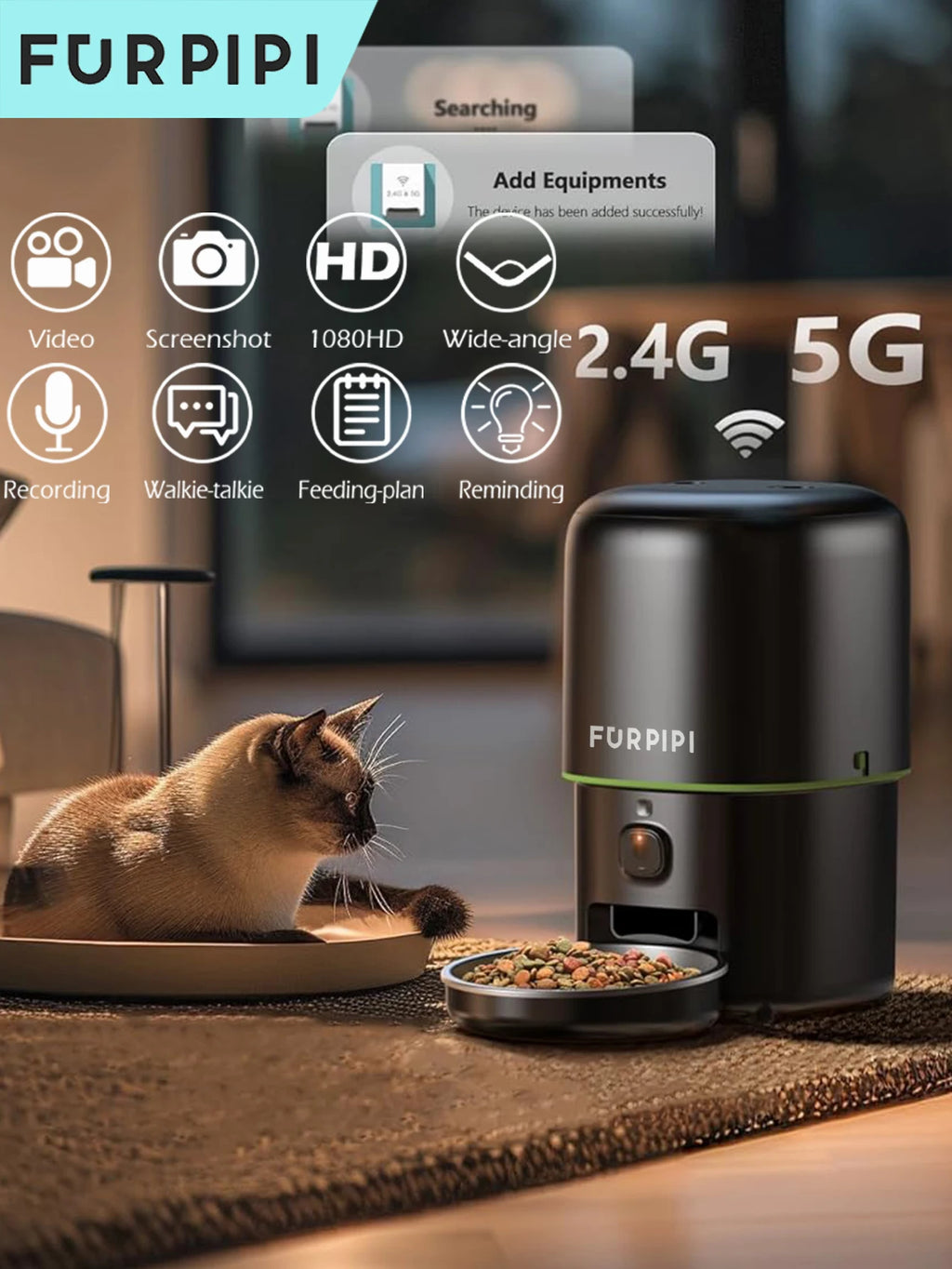 VisionFeeder | Dual-WiFi Smart Pet Feeder with Camera