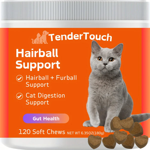 TenderTouch™ Hairball Support + Probiotic Daily Cat Treats