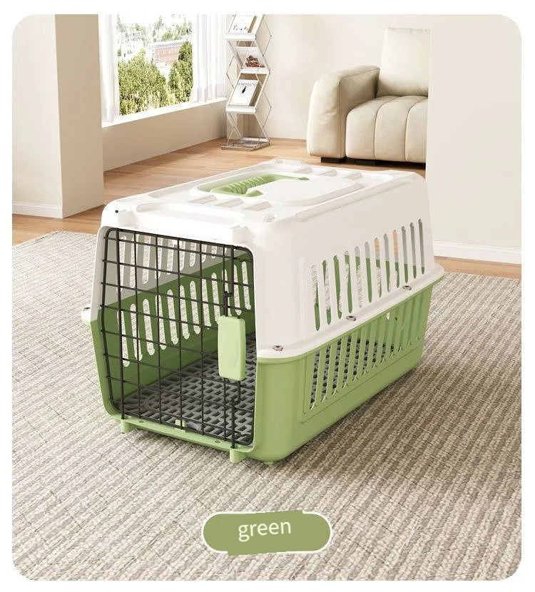 Pet airline crate cat space box portable cage outings dog shipping box Pawnests