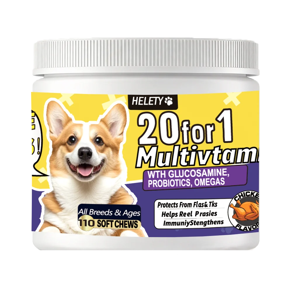 20-in-1 Dog Multivitamin Chews for Total Health