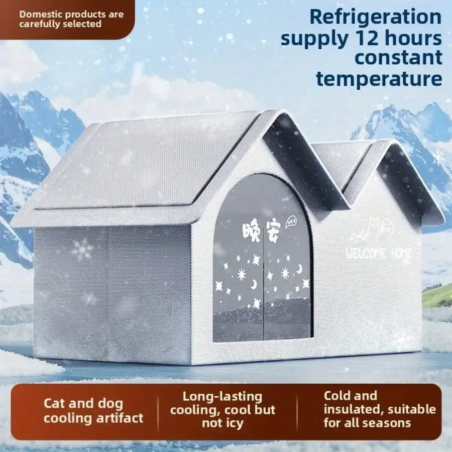 All-Season Pet Cooling Ice House