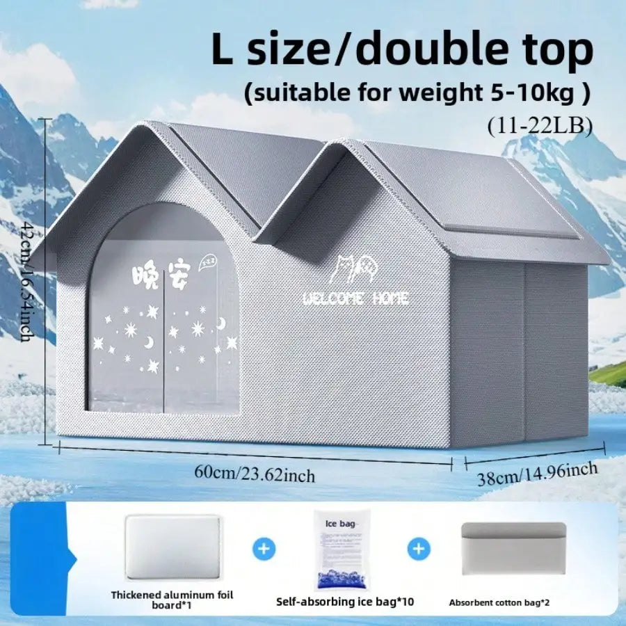 All-Season Pet Cooling Ice House
