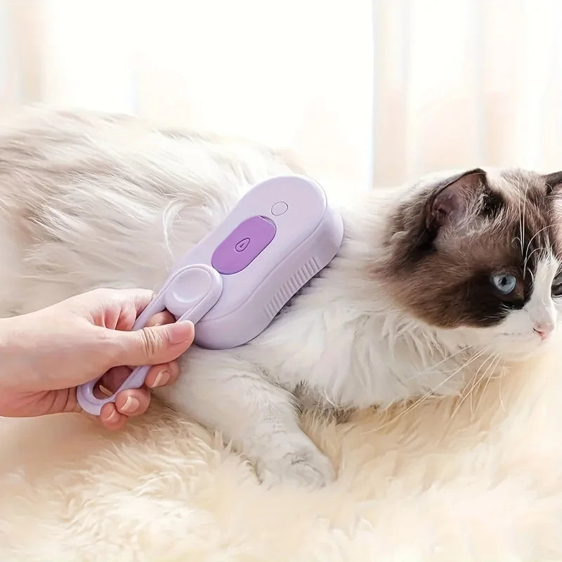 AeroBrush | 3-in-1 Foldable Steam Pet Brush