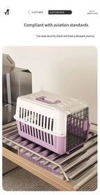 Pet airline crate cat space box portable cage outings dog shipping box Pawnests