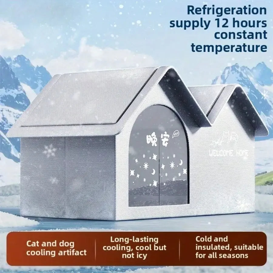 All-Season Pet Cooling Ice House