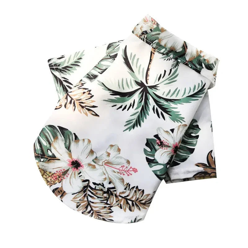 Hawaiian Beach Dog and Cat Shirt – Breezy summer style Pawnests