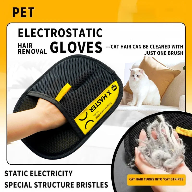 2-in-1 Electrostatic Grooming Glove