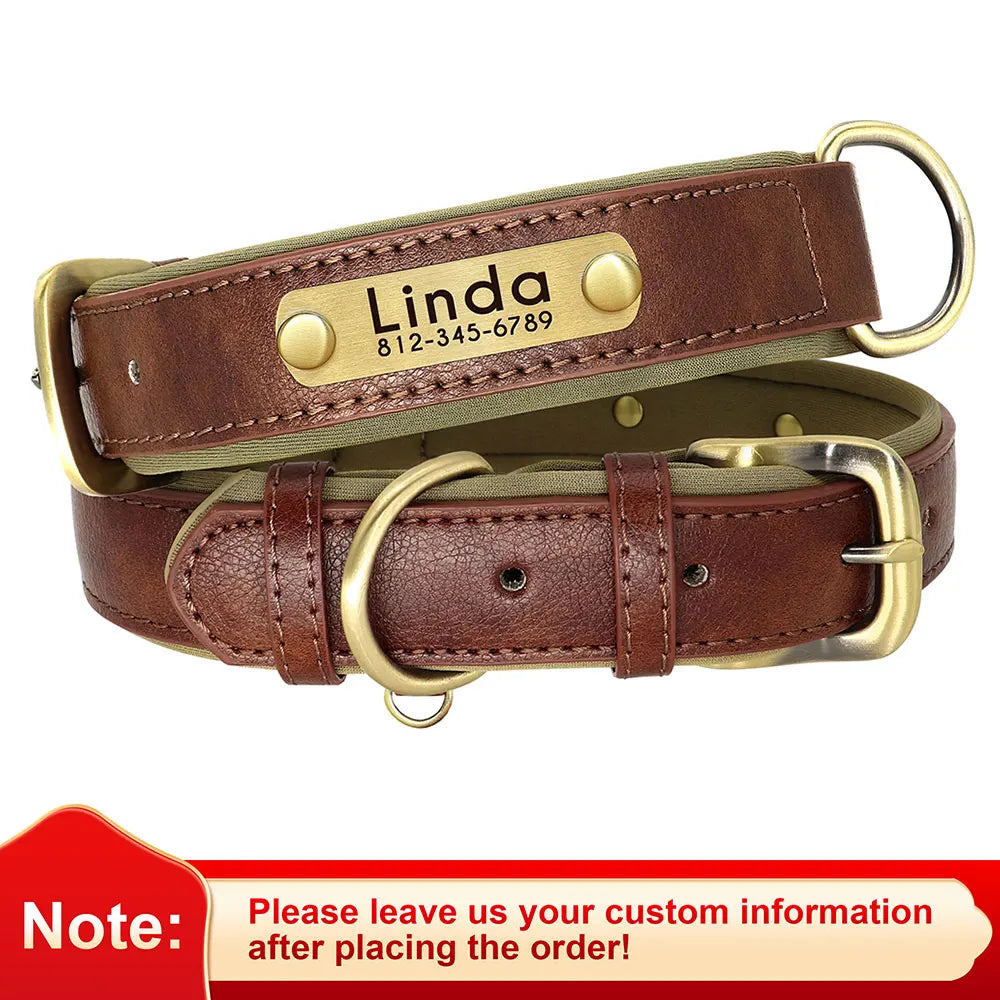 PawNests Choice: The Signature Leather Collar Best of Premium Pet Comfort Pawnests