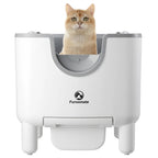 F6 Self-Cleaning Litter Box: An open-top, automatic, and safe solution for hassle-free odor control. Pawnests