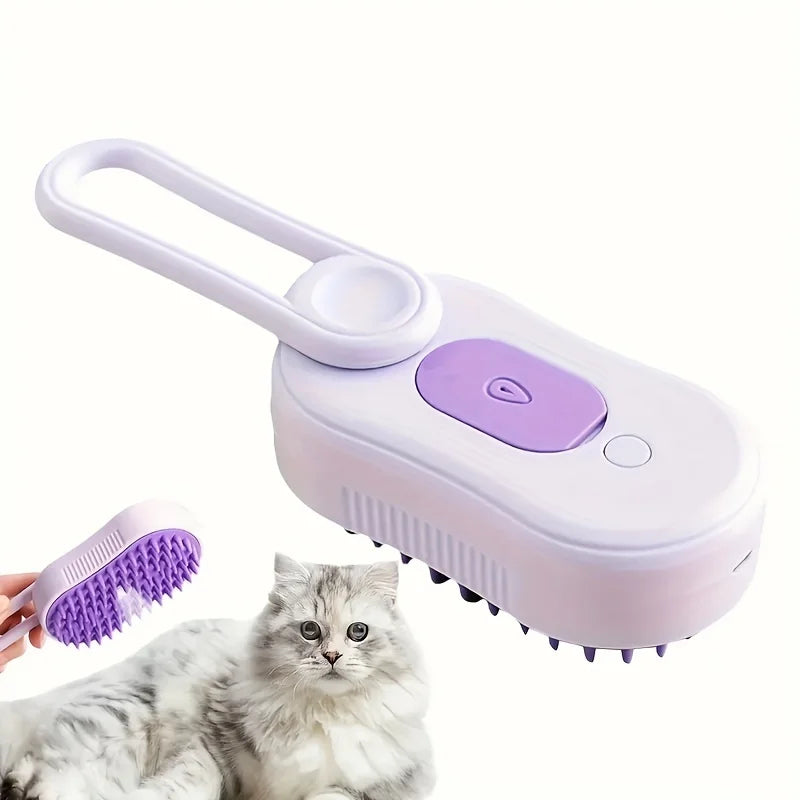 AeroBrush | 3-in-1 Foldable Steam Pet Brush