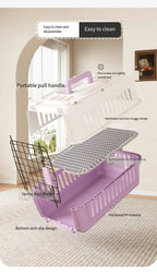 Pet airline crate cat space box portable cage outings dog shipping box Pawnests