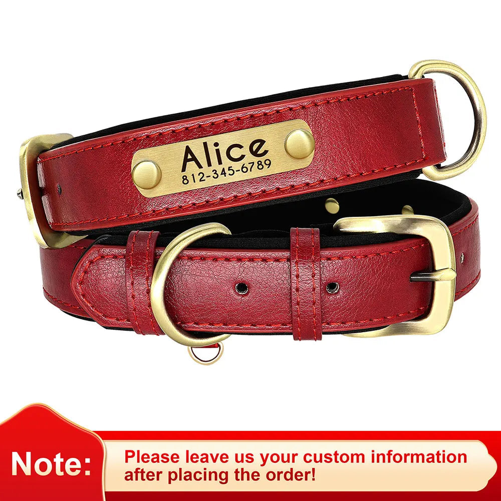 PawNests Choice: The Signature Leather Collar Best of Premium Pet Comfort Pawnests