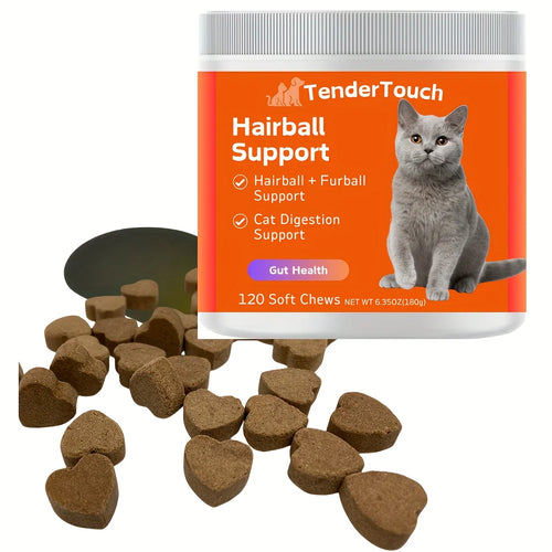 2-Pack TenderTouch™ Hairball Support + Probiotic Daily Cat Treats