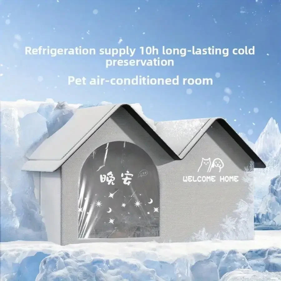 All-Season Pet Cooling Ice House