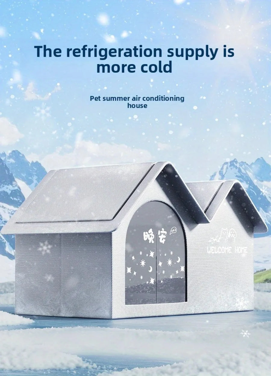 All-Season Pet Cooling Ice House