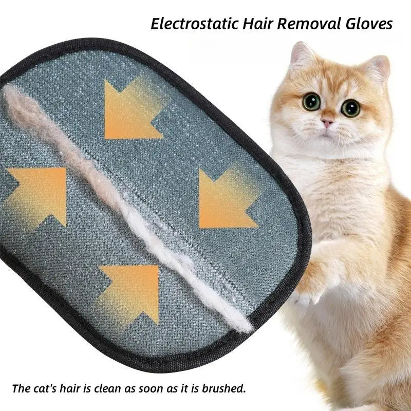 2-in-1 Electrostatic Grooming Glove