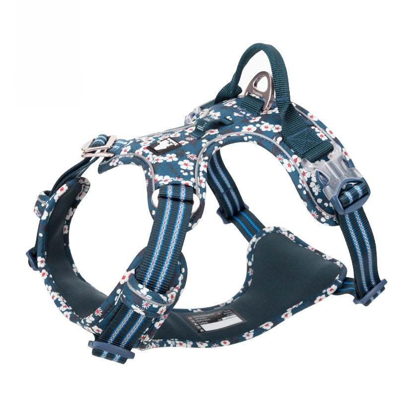 Dog harness all three colors lineup — Pawnests