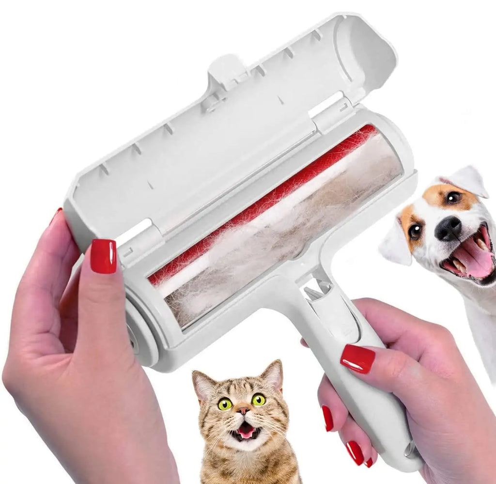 Blue pet hair roller for dogs and cats — Pawnests