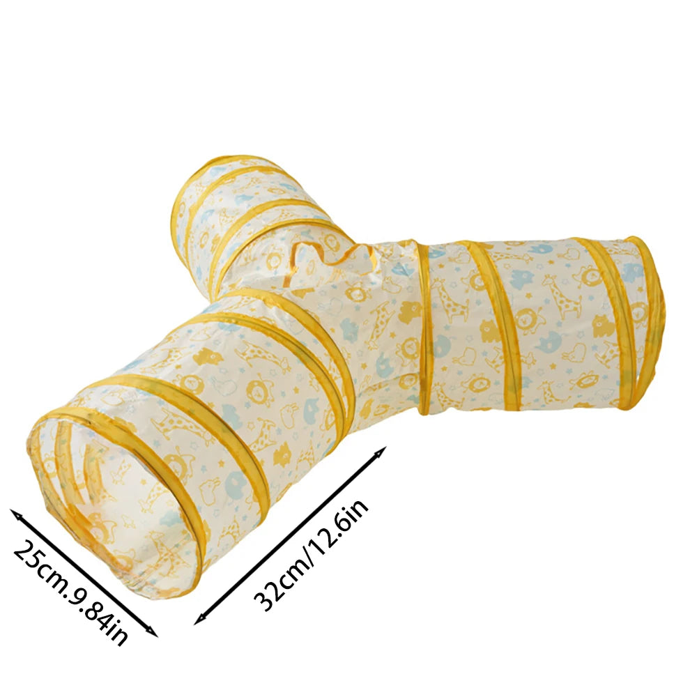 Patterned cat tunnel, 50 cm style — Pawnests