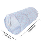 Foldable cat tunnel with patterned fabric — Pawnests