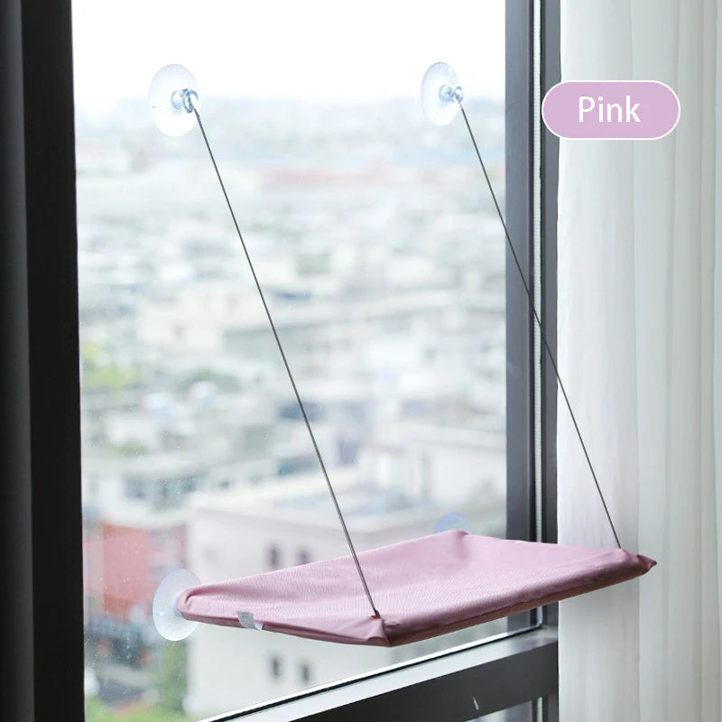 Pembe kedi penceresi hamak