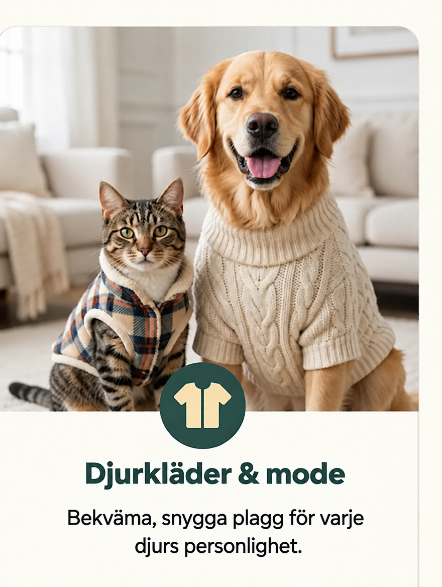 Husdjurskläder och mode
