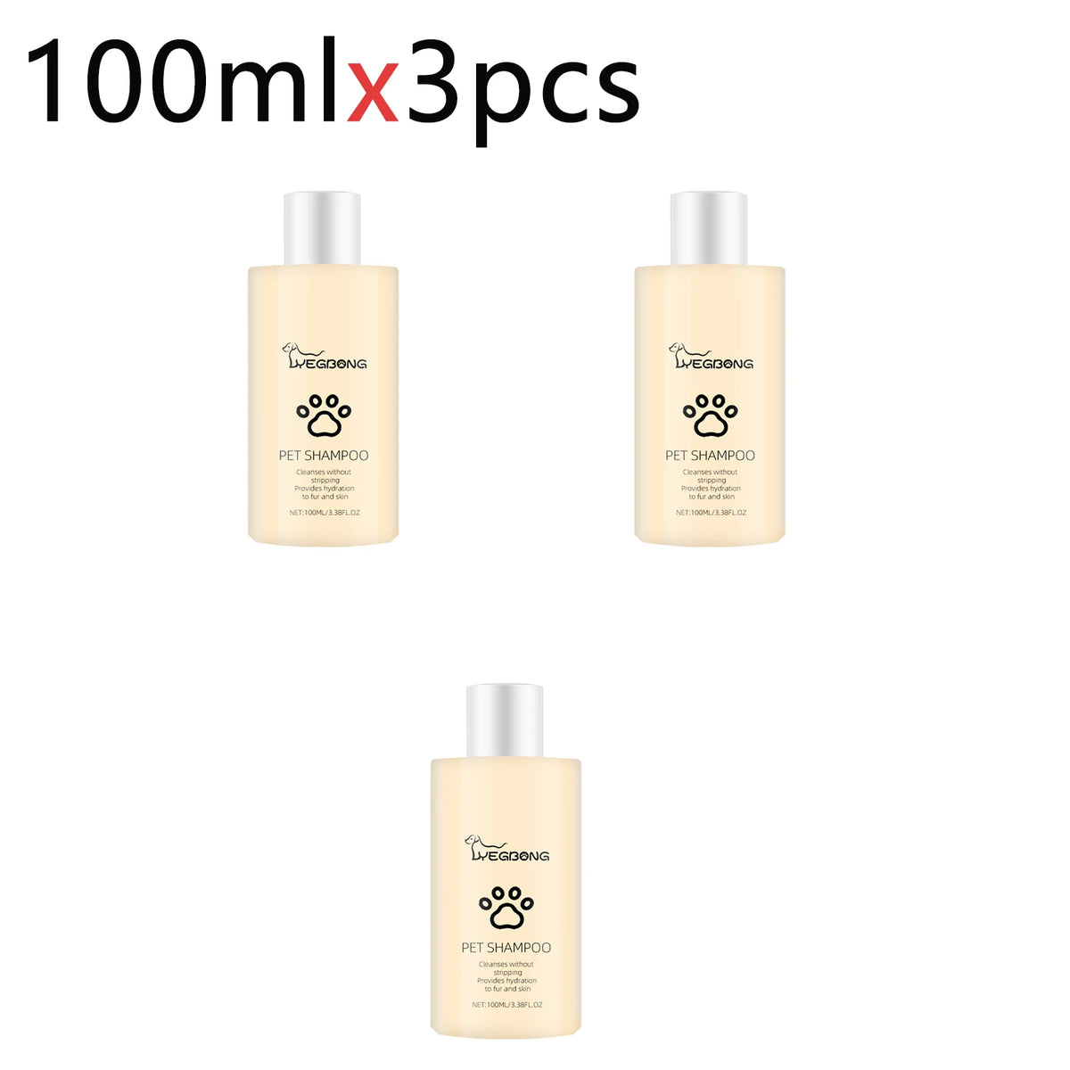 Dog coat before and after anti-flea moisturizing shampoo | Pawnests