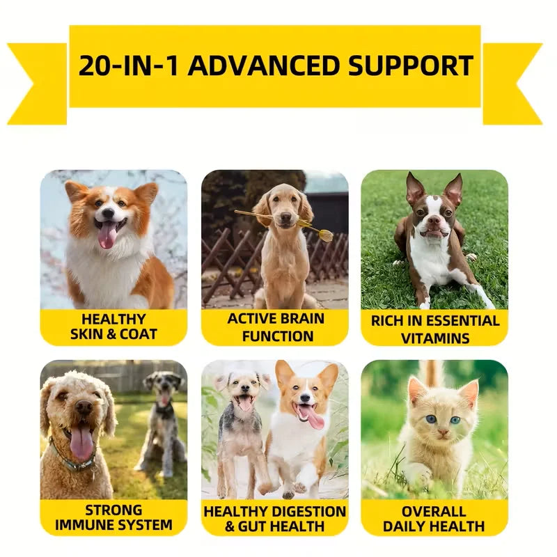 Dog multivitamin dosage guide by weight — all breeds | Pawnests
