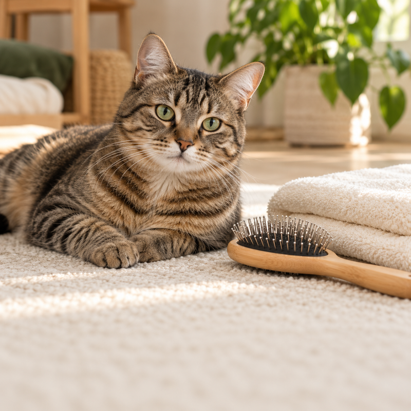 Higiene y cuidado de gatos