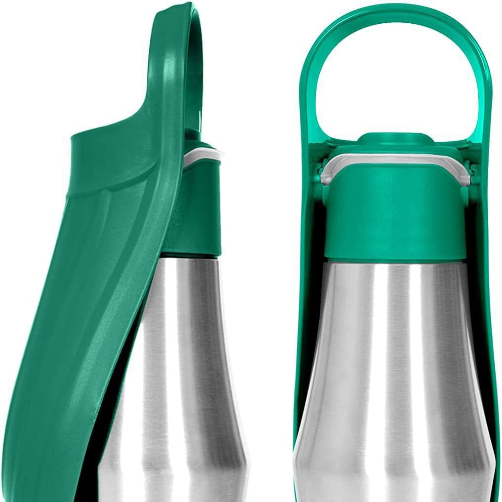 Dog water bottle in light blue — compact and lightweight 300g hiking bottle | Pawnests
