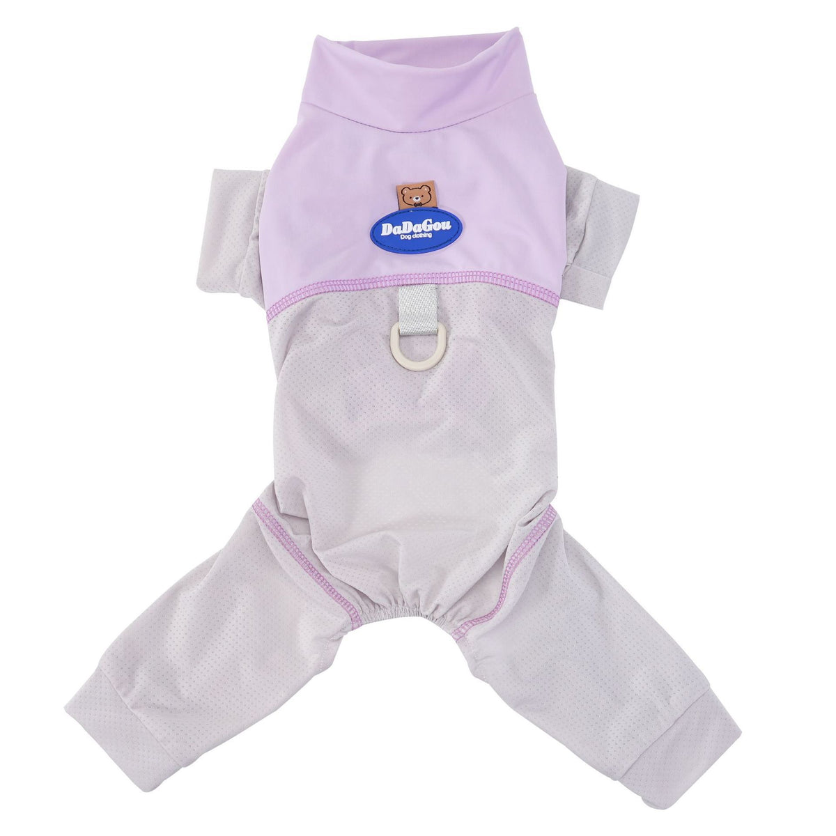 Pet mesh four-leg suit on cat — lightweight full body summer cover | Pawnests