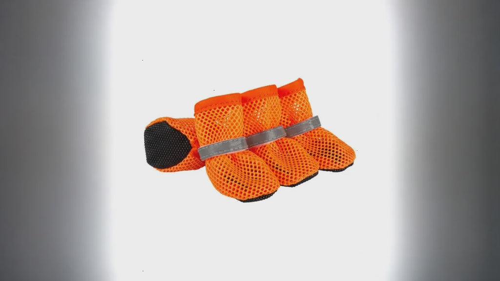 4pc Non-Slip Breathable Dog Boots